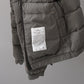 Graue Daunenjacke