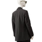 Antrazithfarbener, dezent rot gestreifter Blazer