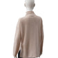 Puderfarbener Turtleneck aus Wolle und Cashmere