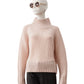 Rosafarbener Turtleneck aus Wolle und Cashmere