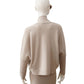 Steinfarbene Cashmere-Strickhülle