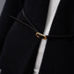 Schwarze Strickjacke aus Wolle und Cashmere mit Gürtel
