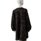 Seersucker Kleid mit Camouflage Print