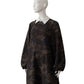 Seersucker Kleid mit Camouflage Print