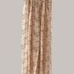 Braun/Sandfarbener, gemusterter Cashmere-Schal