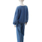 Blaue Sweathose