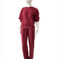 Bordeauxfarbenes Sweatshirt