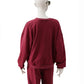 Bordeauxfarbenes Sweatshirt