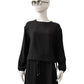 Schwarze Tech-Bluse