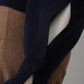 Dunkelblauer Turtleneck aus Wolle und Cashmere