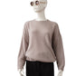 Sandfarbener Roundneck