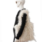 Cremefarbene Fake-Fur Tasche