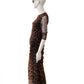 Leo-Print Kleid
