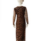 Leo-Print Kleid
