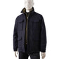 Dunkelblaue Jacke mit olivfarbener, herausnehmbarer Innenjacke von Valstar