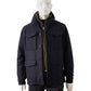 Dunkelblaue Jacke mit olivfarbener, herausnehmbarer Innenjacke von Valstar – Ansicht 3