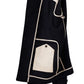 Dunkelblaue Jacke mit olivefarbener, herausnehmbarer Innenjacke