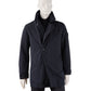Dunkelblauer Car-Coat "Ghost-Piece"