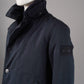 Dunkelblauer Car-Coat "Ghost-Piece"