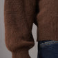 Brauner V-Neck