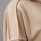Sandfarbener Hoody