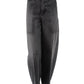 Antrazithfarbene Jeans mit Ballonbein "Rhannon"