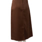 Dark brown skirt