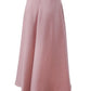dusty rose-colored skirt