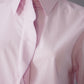 Pink blouse with ruffle