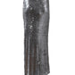 Grey sequined skirt