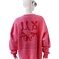 Pink oversized sweatshirt