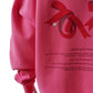 Pink oversized sweatshirt