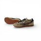 Sandfarbener Velour Autry-Sneaker mit Leo Details "Windspin"