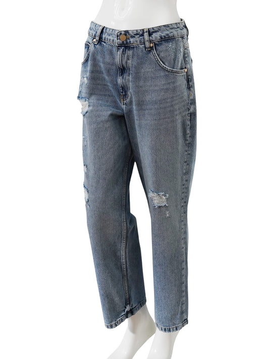 Blaue, destroyte Jeans von Essentiel Antwerp