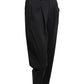 Schwarze Jersey-Chino „Jino-O“