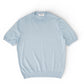 Hellblaues Strick T-Shirt