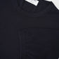 Dunkelblaues Strick T-Shirt