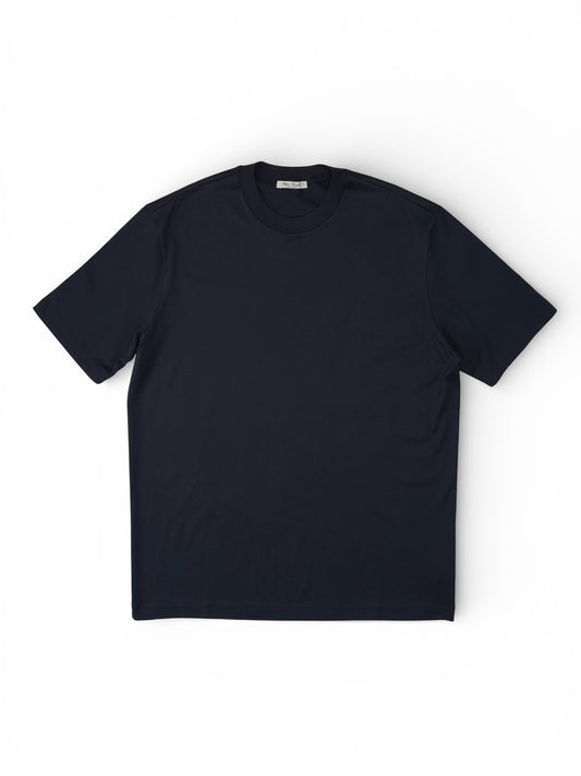 Dunkelblaues Jersey T-Shirt von Stefan Brandt