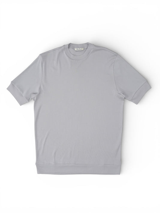 Graues Jersey-T-Shirt von Stefan Brandt