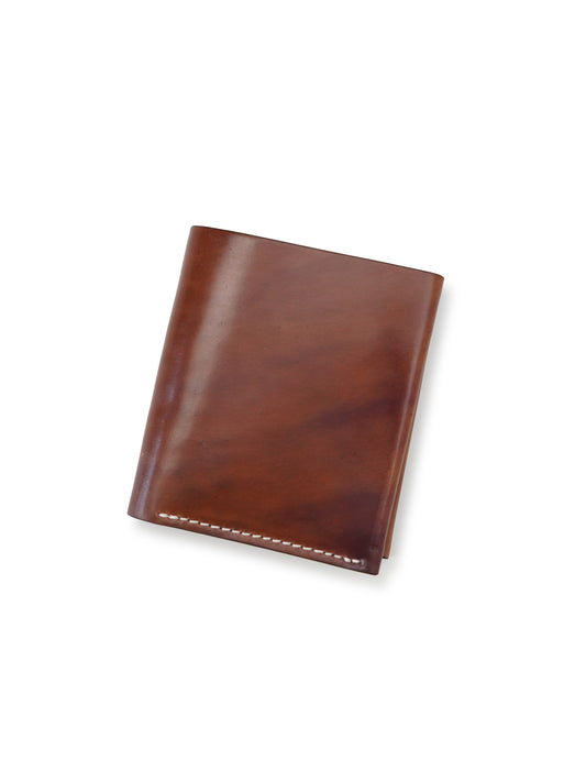 Bourbonfarbene Cordovan-Geldbörse von Kreis