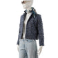 Denimblaue Blazerjacke
