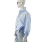 Blaue Oversize-Bluse
