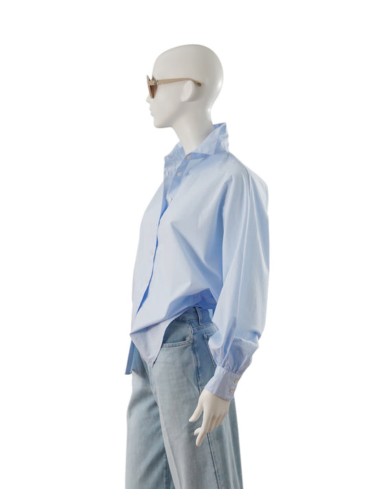 Blaue Oversize-Bluse von SoSue