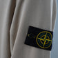 Sandfarbenes Sweatshirt mit Zipper