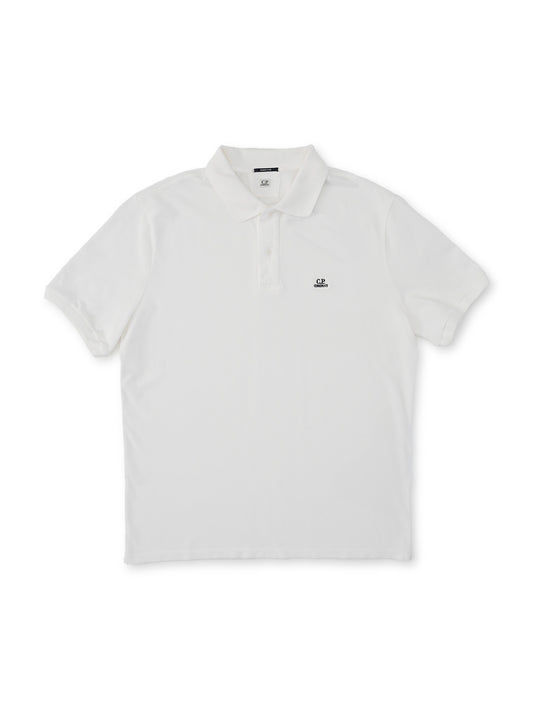 Weißes Poloshirt von C.P. Company