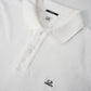 Weißes Poloshirt
