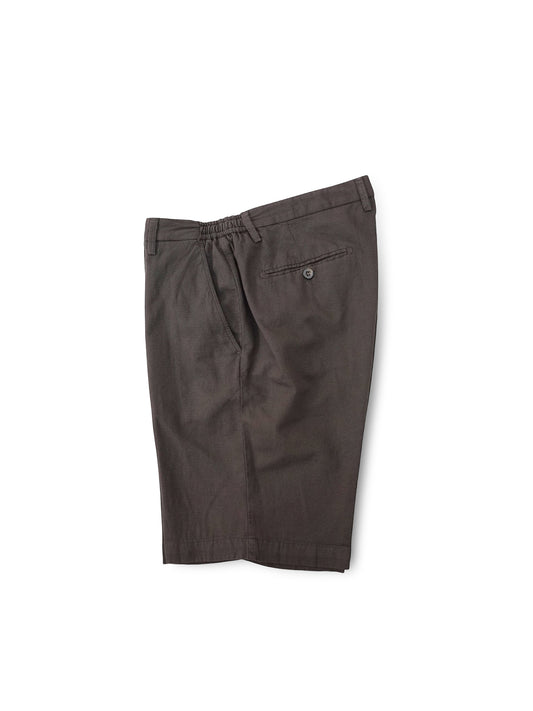 Dunkelbraune Bermuda von Four.ten – Ansicht 3