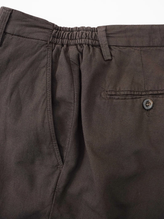 Dunkelbraune Bermuda von Four.ten – Ansicht 2