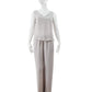 Graue, weite Hose