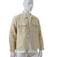 Sandfarbenes Overshirt aus Cotton und Leinen